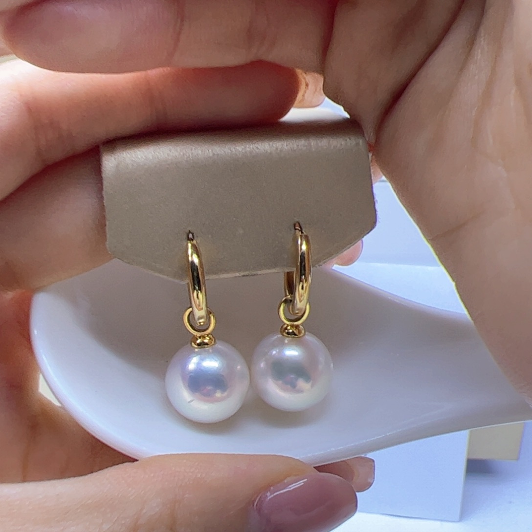 淡水珍珠耳饰未镶嵌