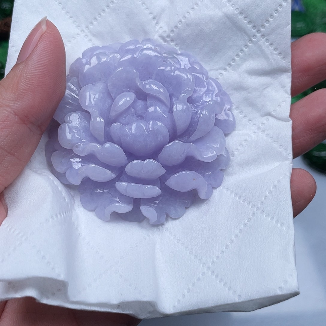 达***妞翡翠未镶嵌颈饰翡翠