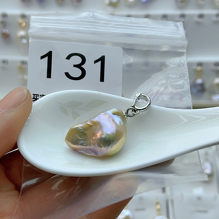 淡水珍珠颈饰银S925镶嵌