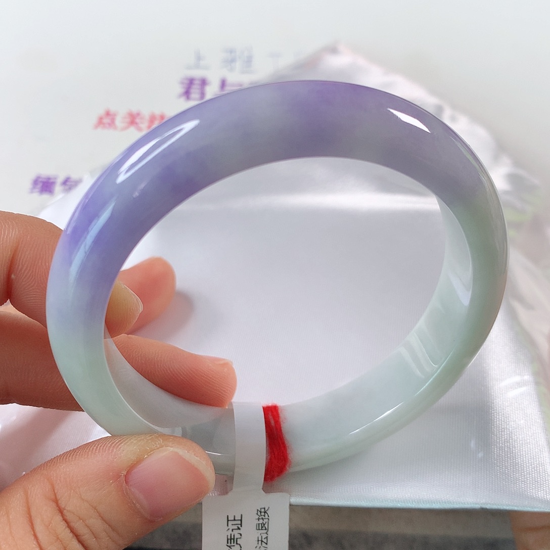 翡翠手镯未镶嵌 正圈①①⑤