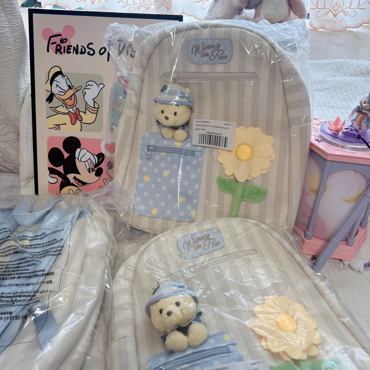 上迪春日维尼双肩包