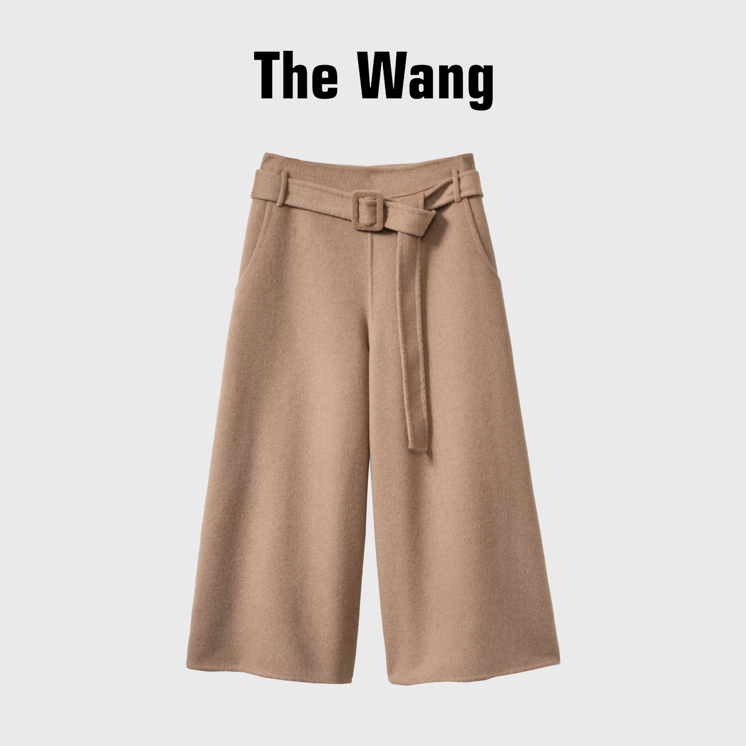 The Wang 【骑行裤】绵羊毛桑蚕丝阔腿裤休闲裤B544-H55700K