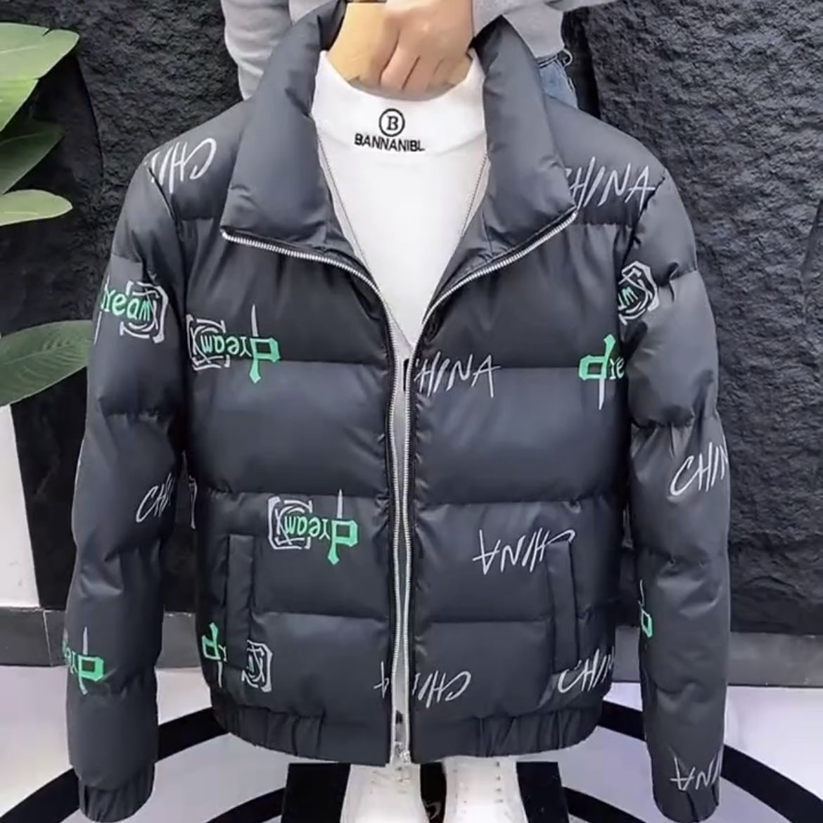 新款短款棉服男外套秋冬季棉袄帅气立领时尚棉衣冬天外套潮流棉衣