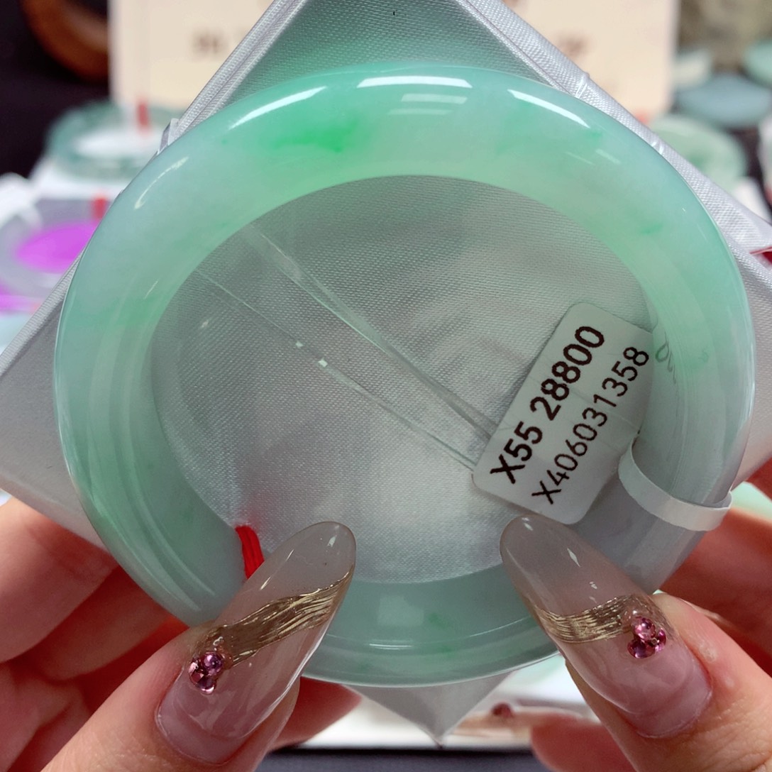 翡翠手镯未镶嵌22（57号）