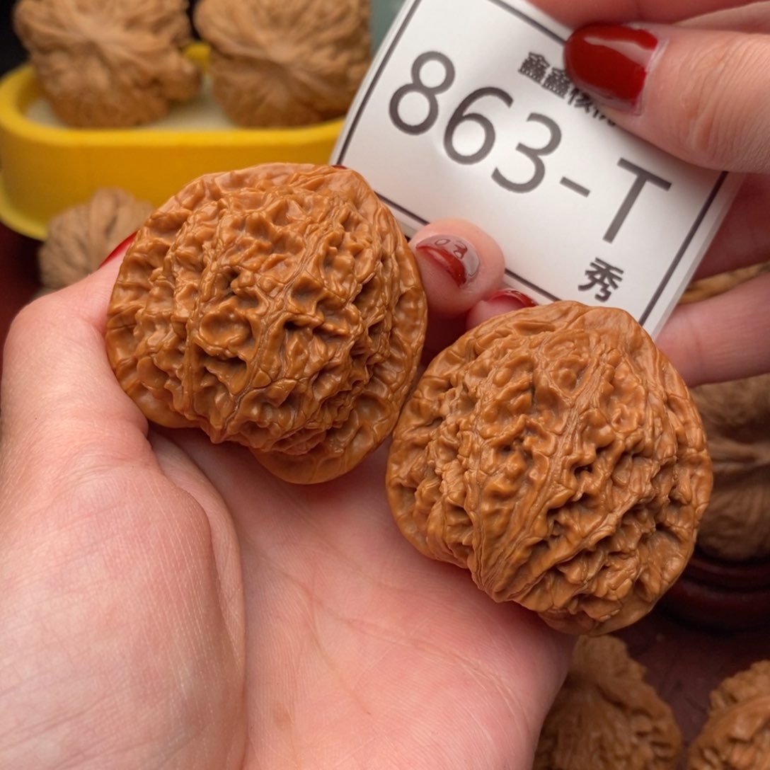 文玩核桃把件水龙纹43