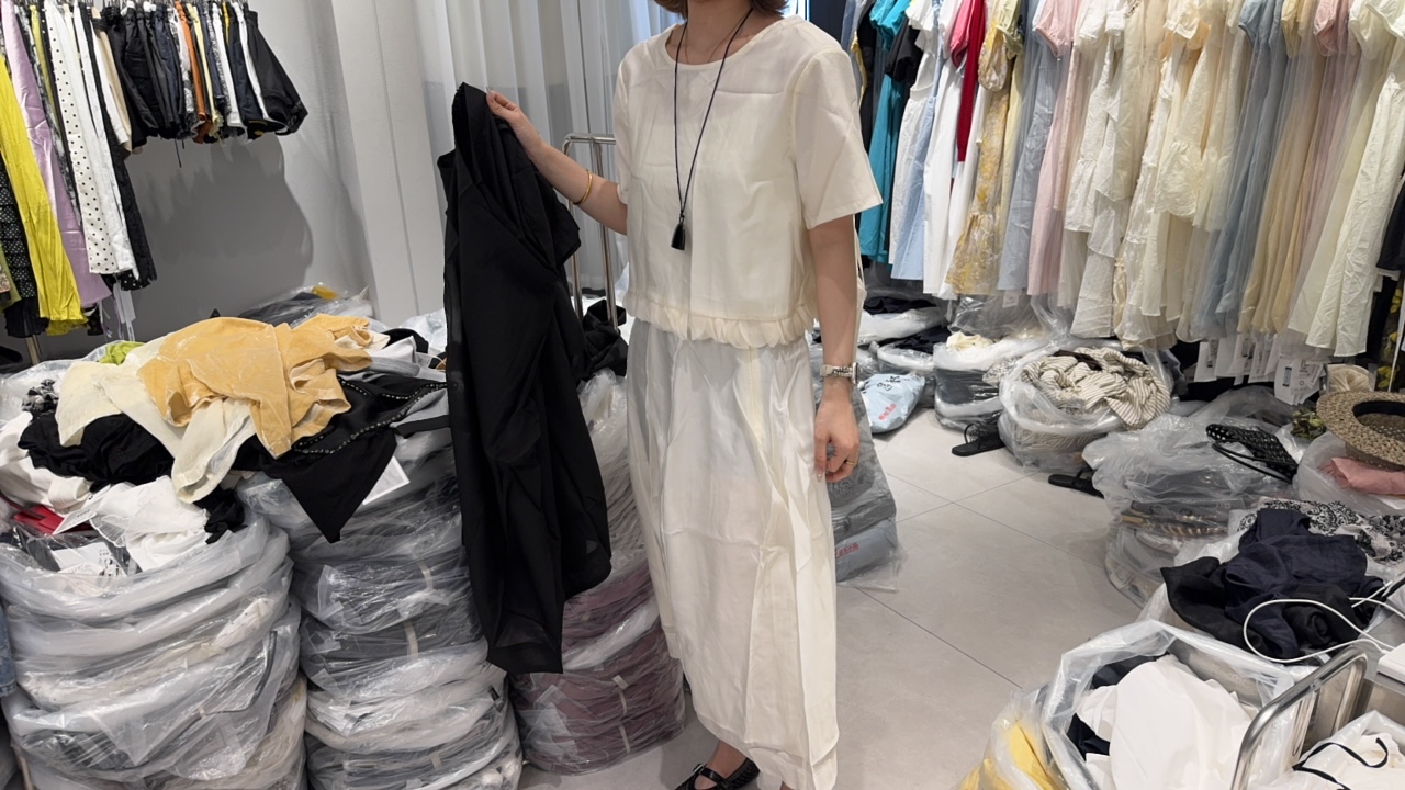 法式甜美时尚套装休闲夏季短袖百搭收腰显瘦套装拼接设计师