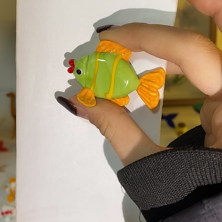 琉璃手工艺品小鱼