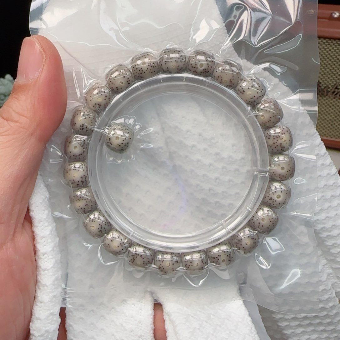 星月菩提手串果冻针尖星10*9