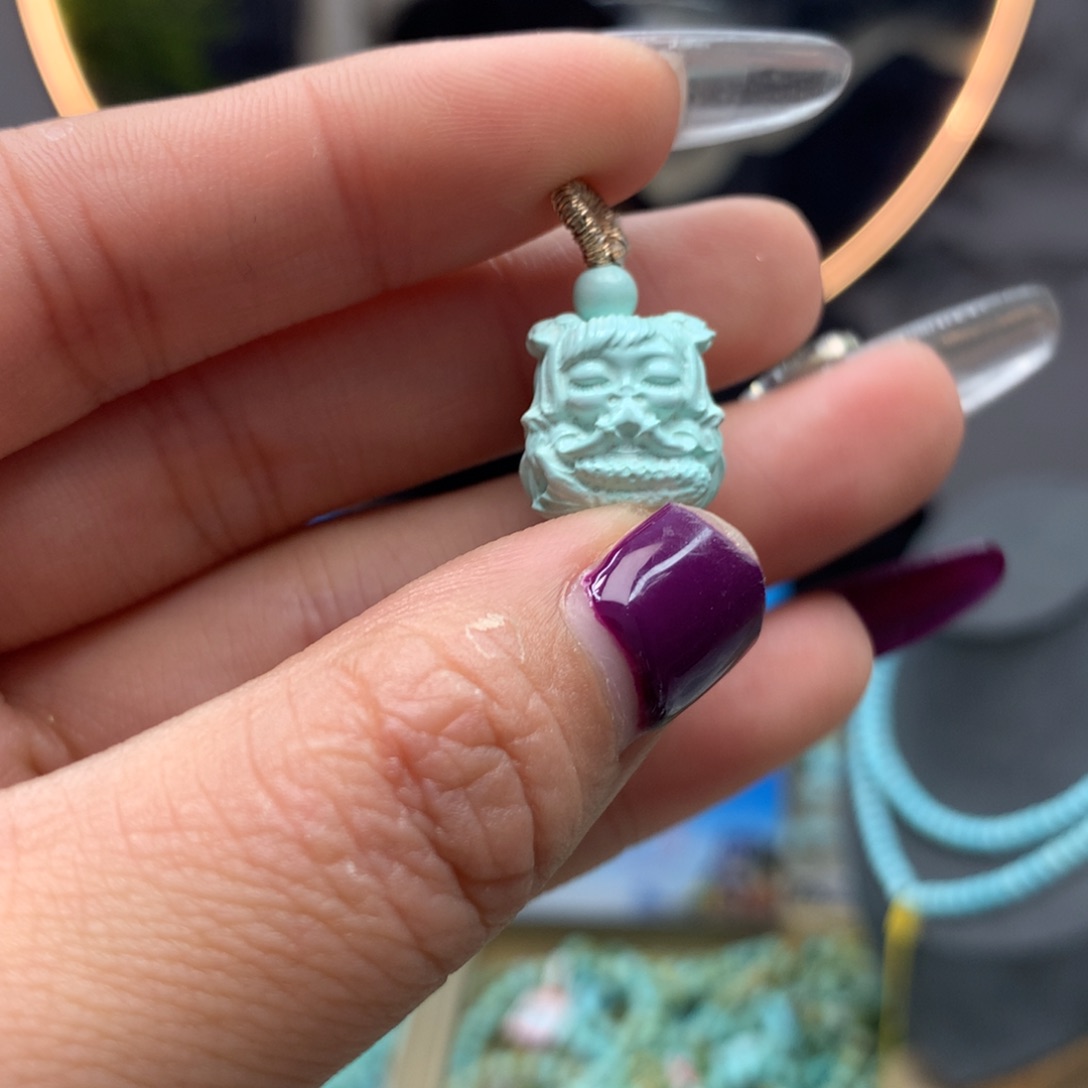 绿松石挂件未镶嵌