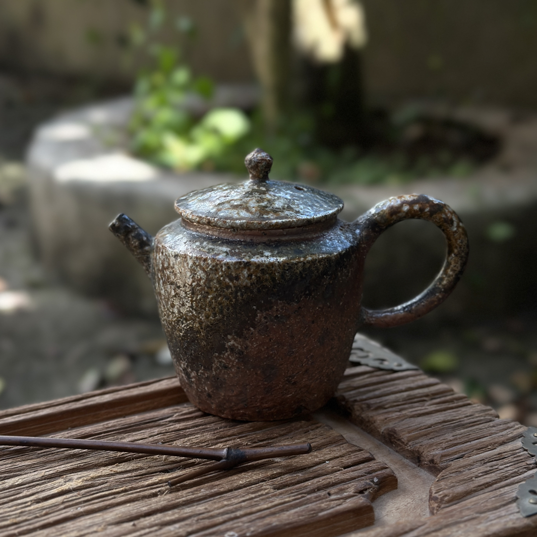 阿龙｜手作张纪龙全手工重落灰茶壶