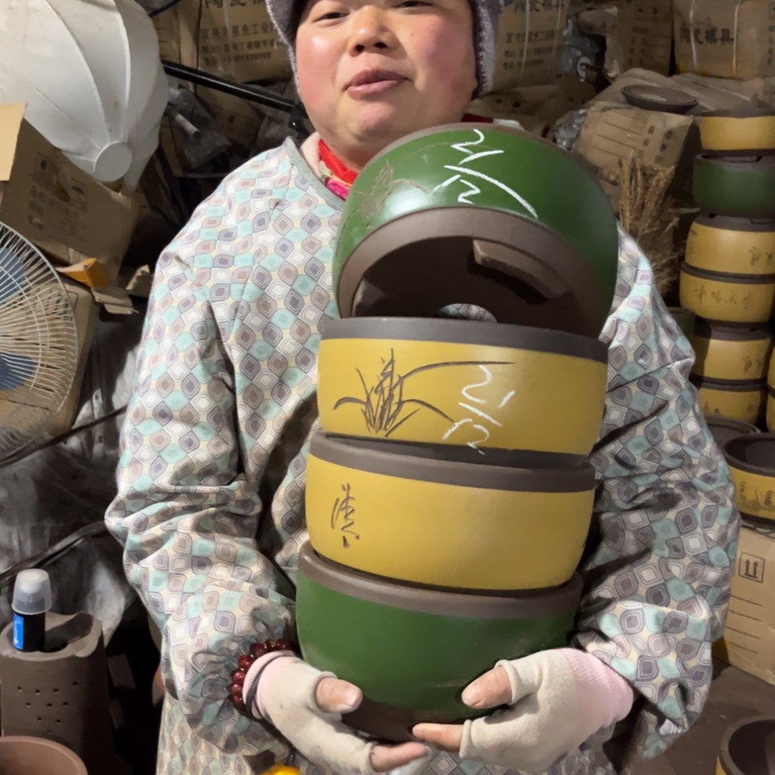 紫泥花盆紫砂花盆166