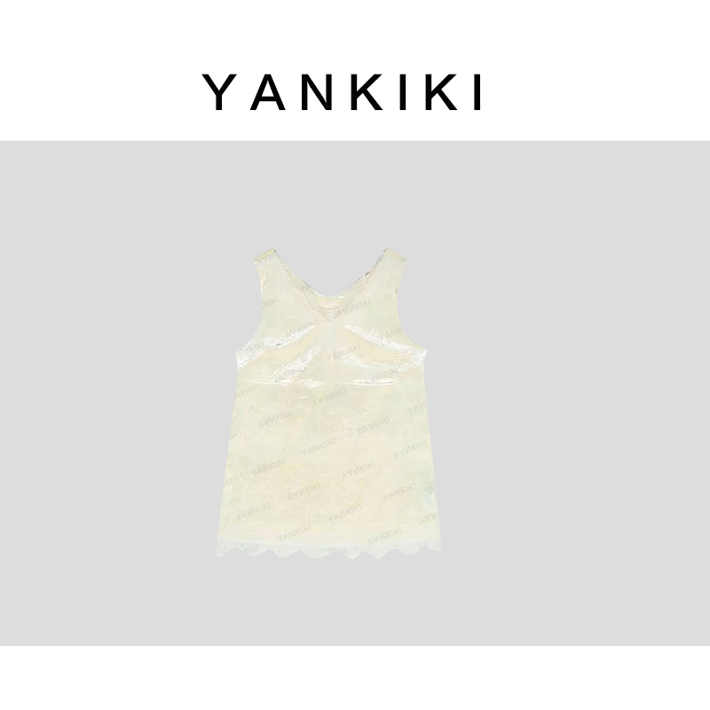 丝绒蕾丝背心  YANKIKI 2025冬季新品NEW