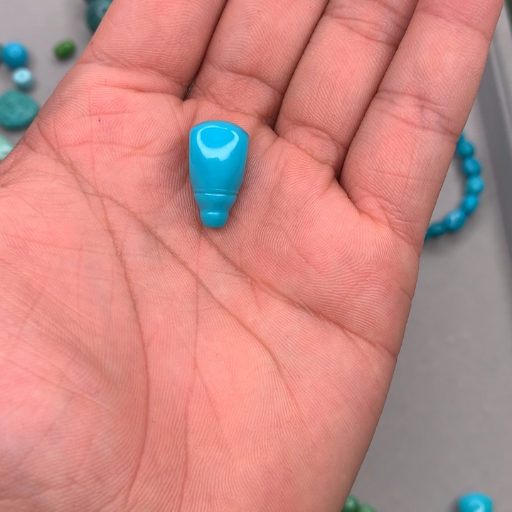 绿松石未镶嵌项链