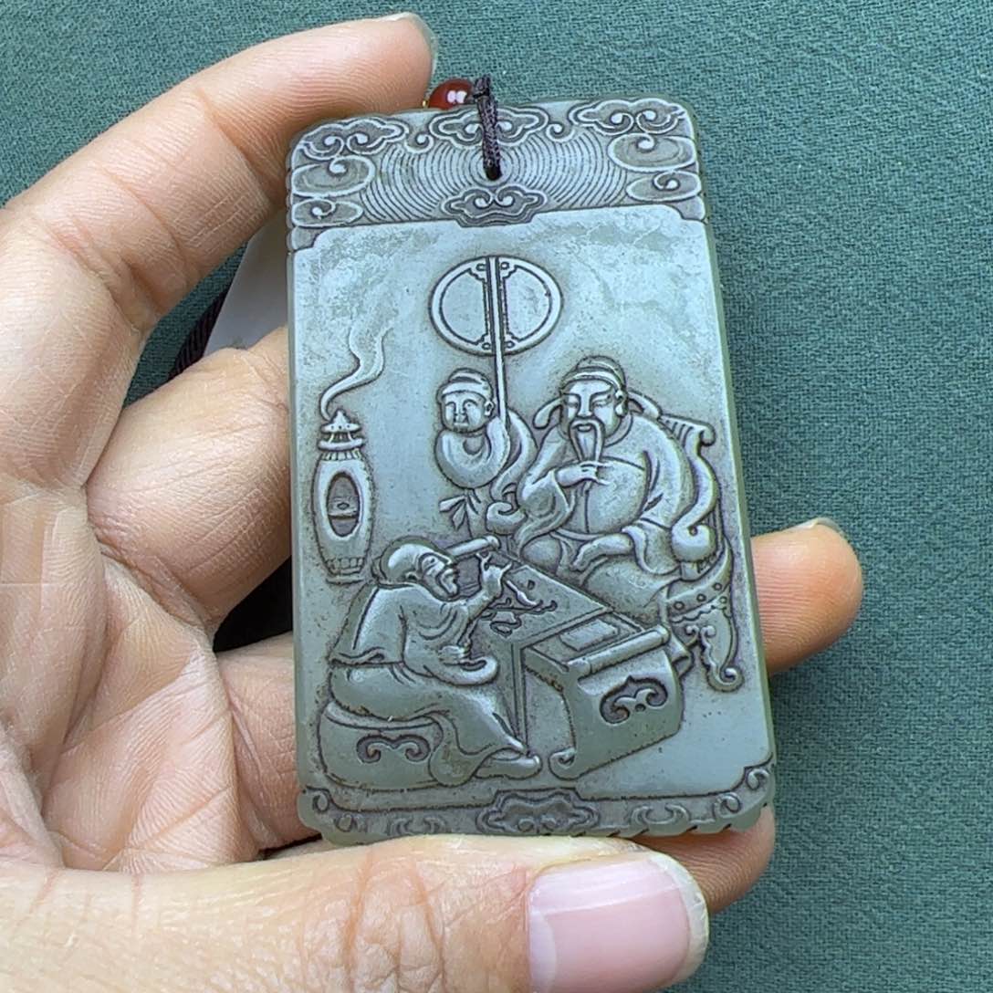 和田玉把件未镶嵌乐*乐