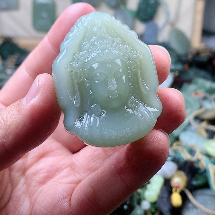 未镶嵌和田玉挂件骉****1