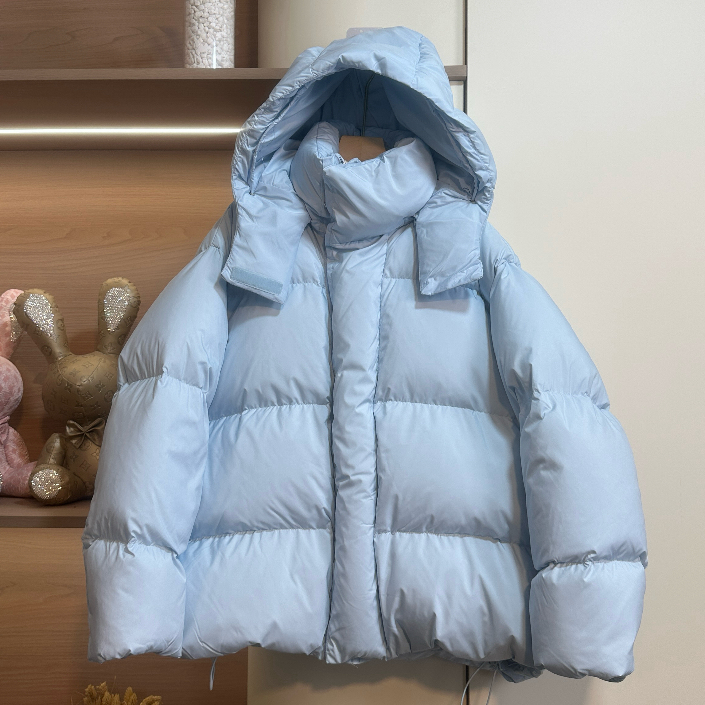 2025大码羽绒服女韩版宽松连帽加厚90白鸭绒冬季百搭休闲短款外套