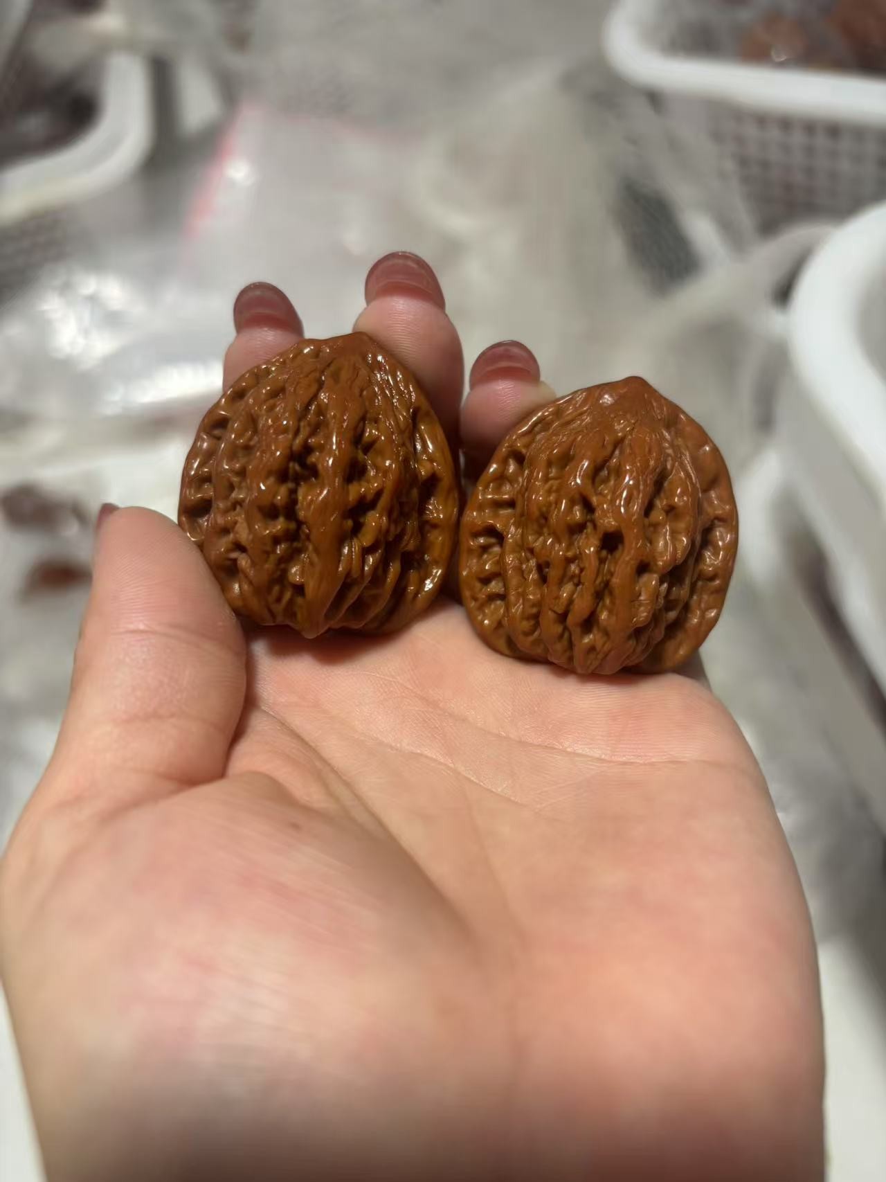 直播间一物一拍  机刷打底核桃