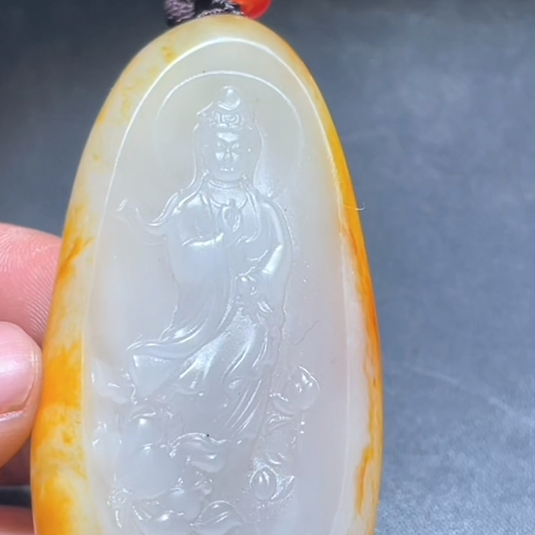 和田玉玉石挂件 d1221拍一发一