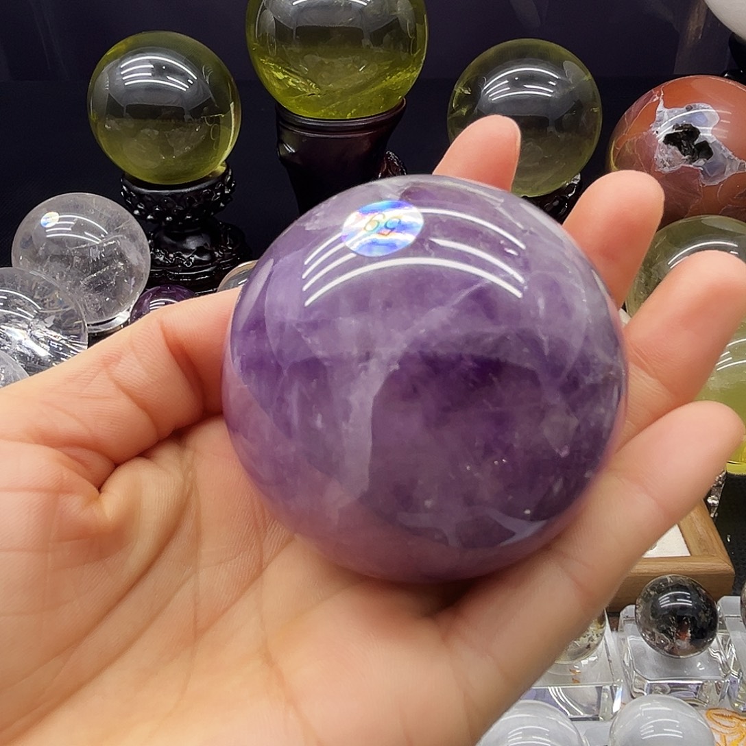 水晶珠宝半成品未镶嵌5.77公分