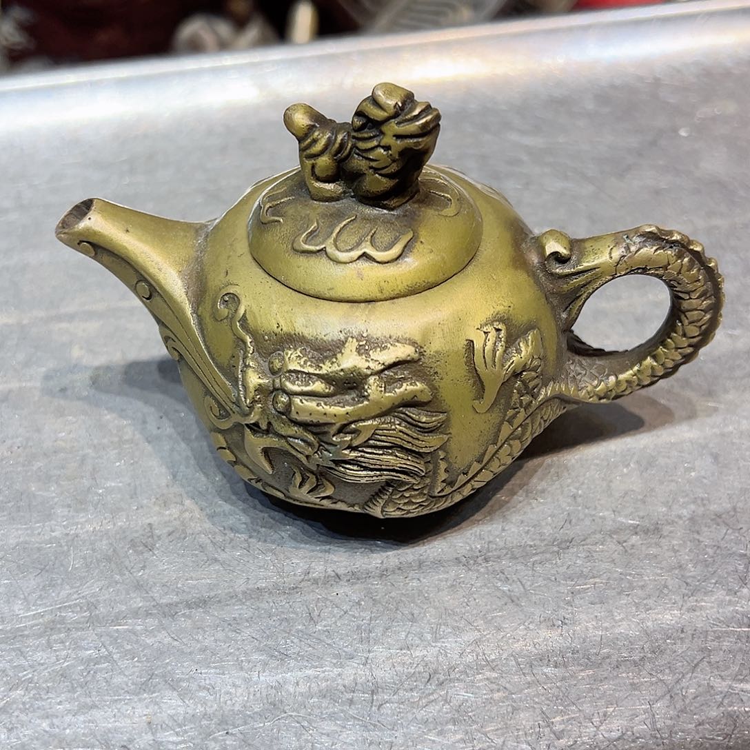 龙**?黄铜摆件工艺品，