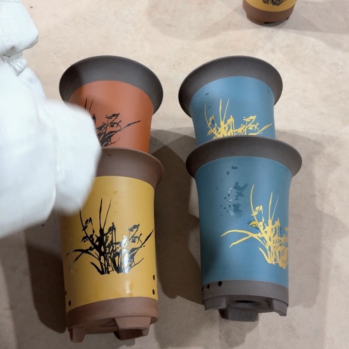 紫砂紫砂花盆口径18/23