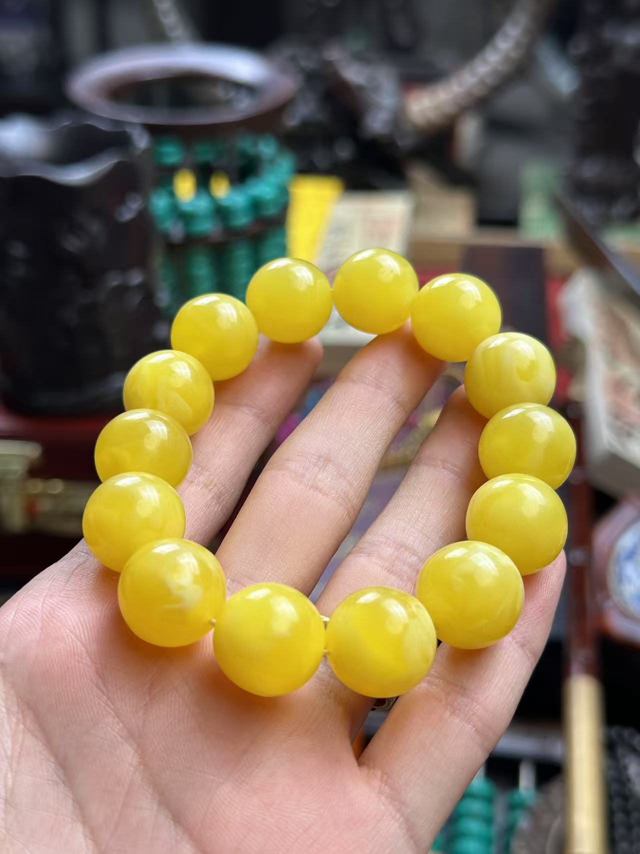 【闪购商品】天然原矿柠檬黄手串