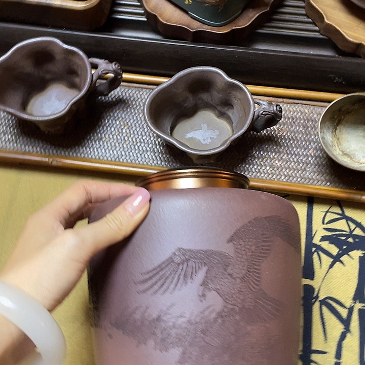 紫砂茶壶全手工打造