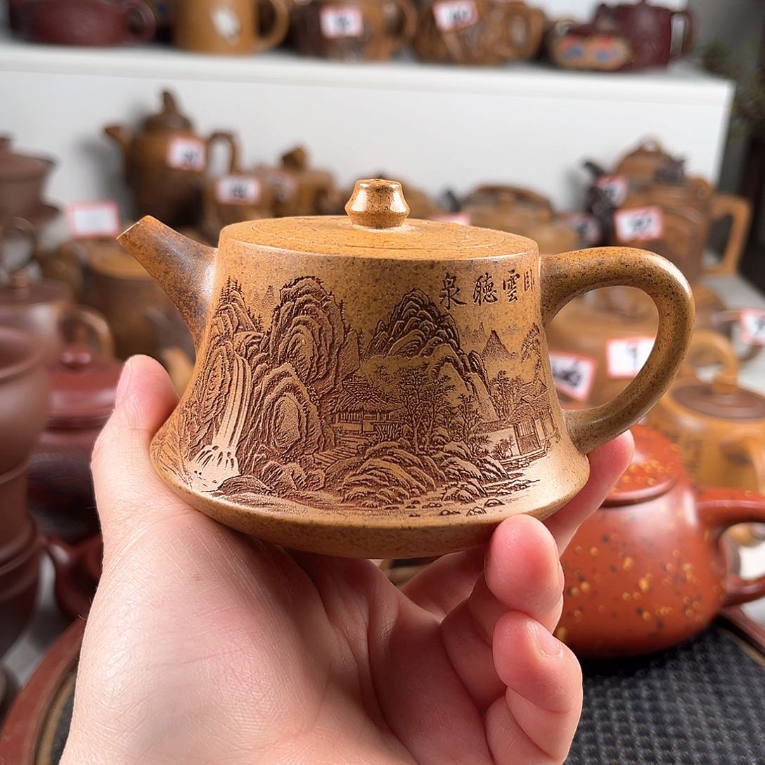 紫泥茶壶宜兴紫砂