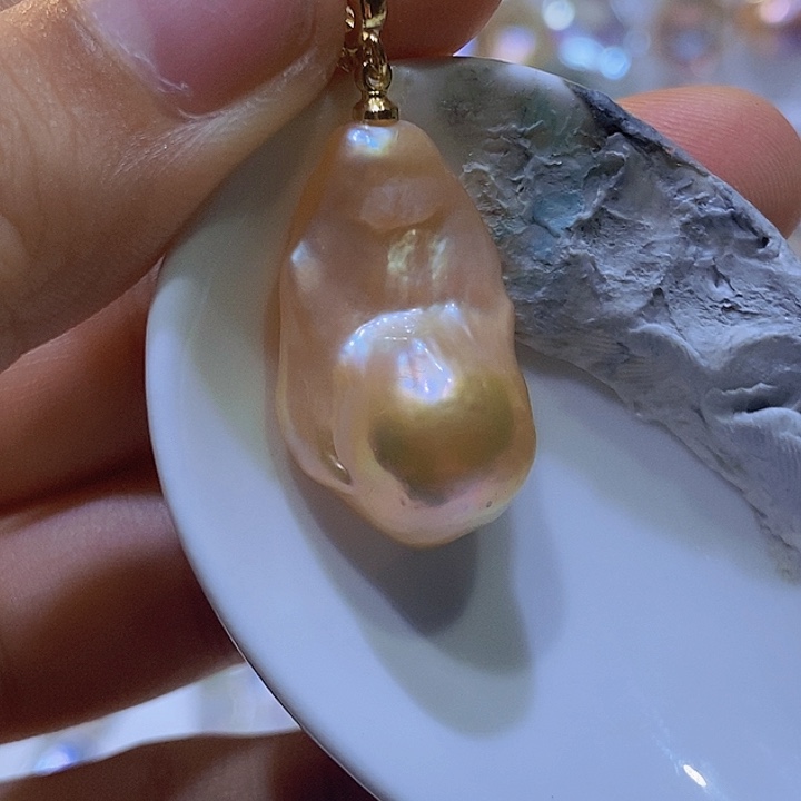 淡水珍珠未镶嵌吊坠(不含链)