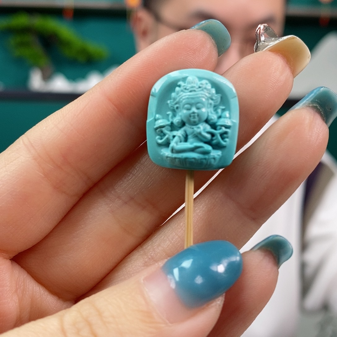 绿松石珠宝奇石未镶嵌