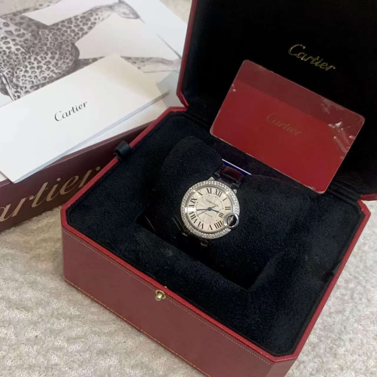 99新 Cartier/卡地亚 蓝气球后镶钻/56872188/代卖服务/12期