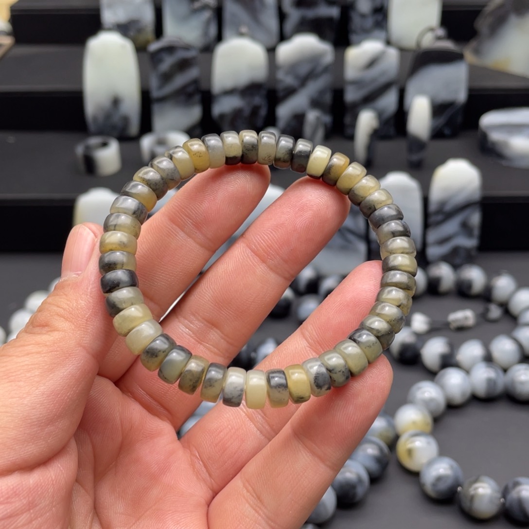 和田玉手串未镶嵌