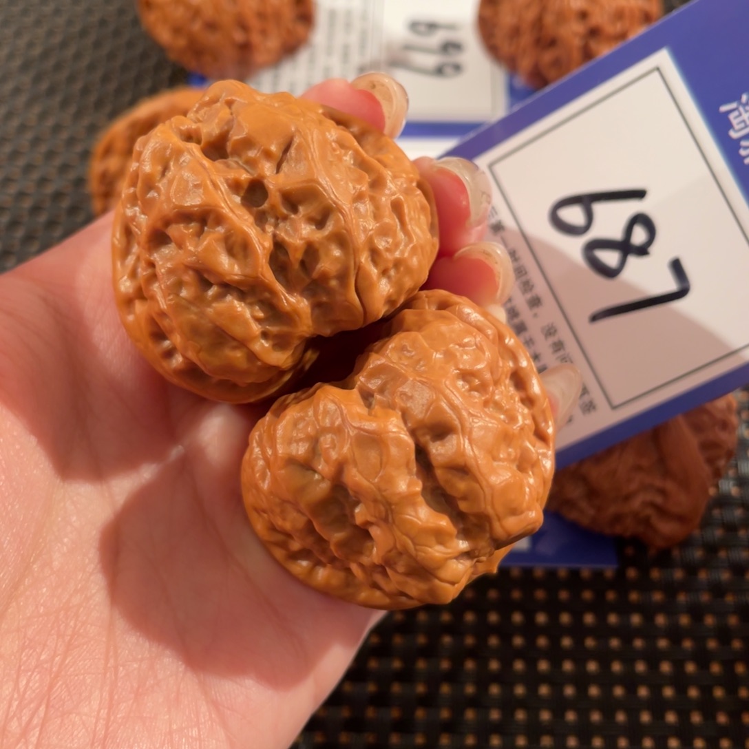 文玩核桃把件687号41尺蛤蟆