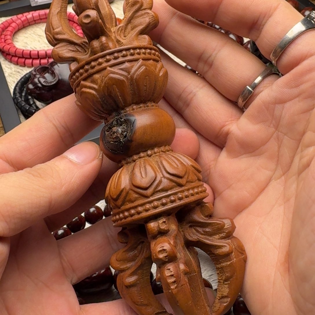 小叶紫檀手串/手链杵 雷打的