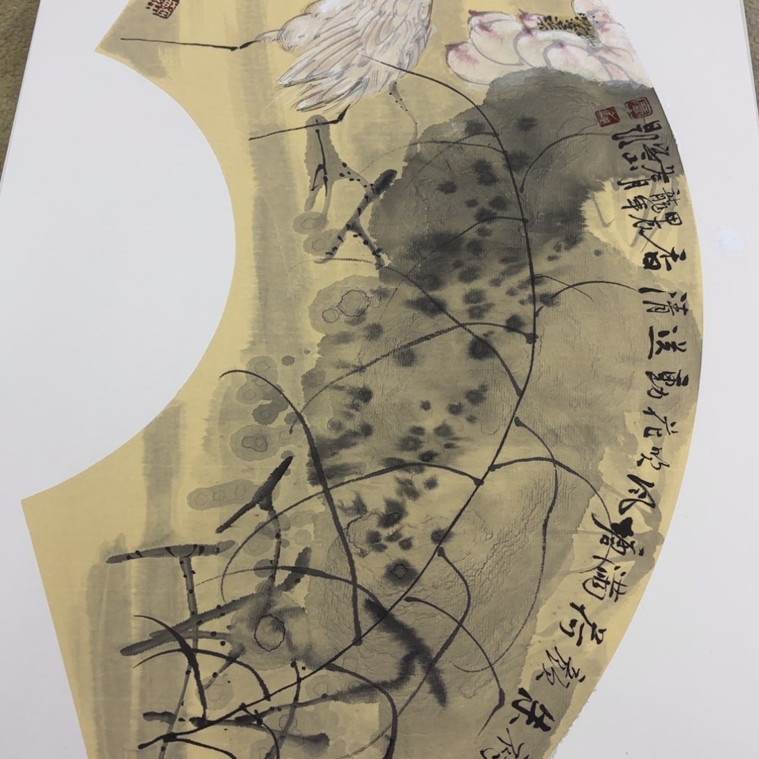 国画书*寒山卡纸作品童