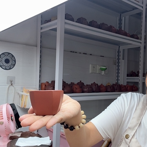 紫砂茶案四方杯四方杯