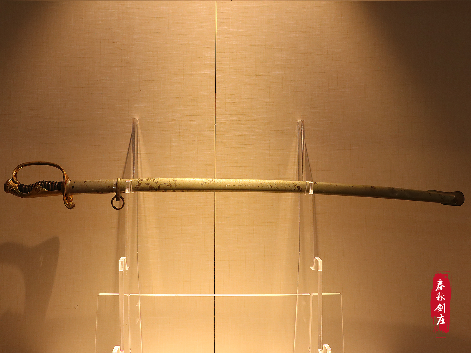 长刀铁鞘铜装未开刃