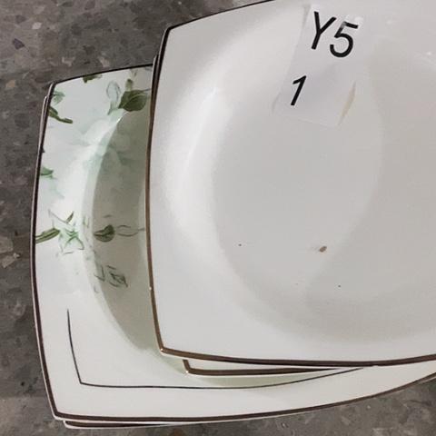 瓷四个方盘两种花色y51