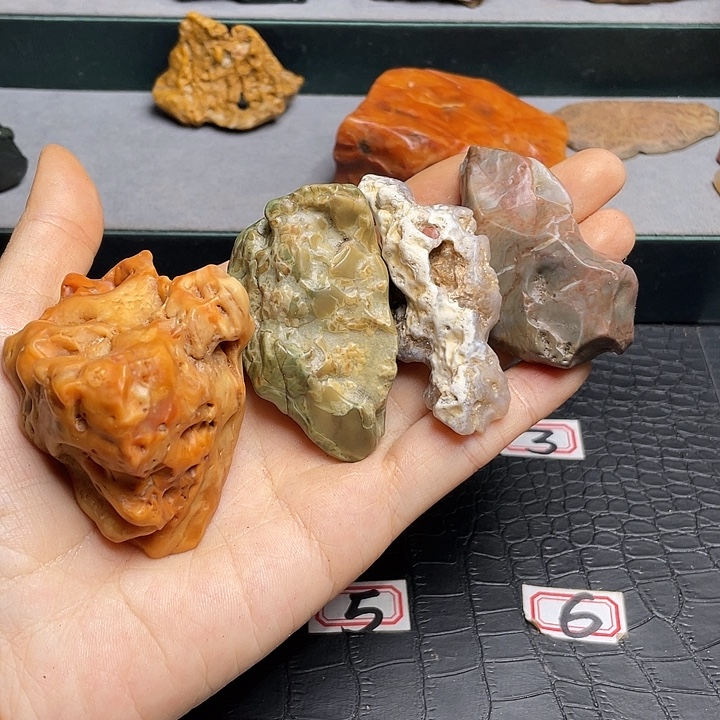 镜***月有机玻璃阿拉善戈壁石