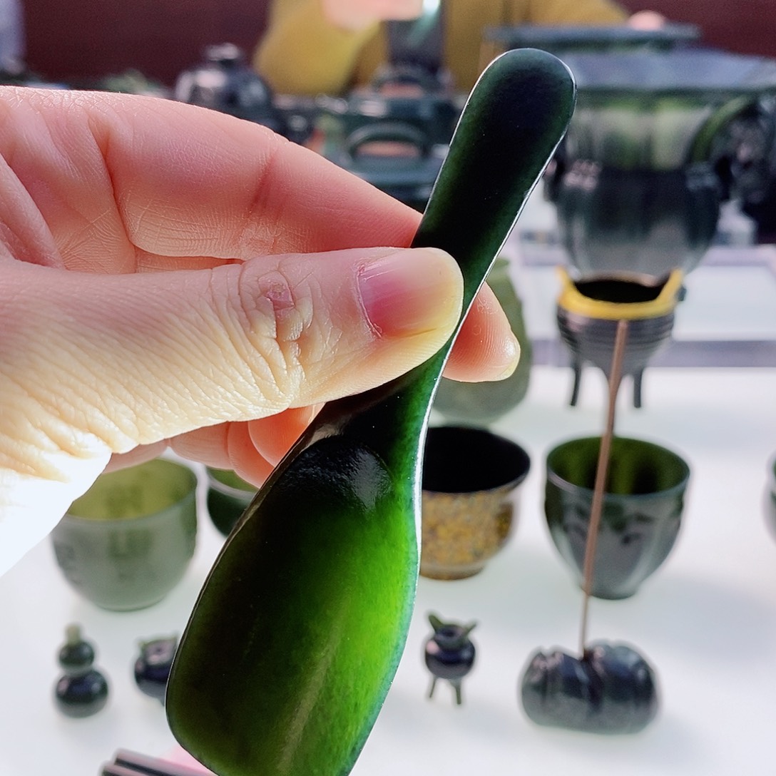 和田玉（青玉）摆件未镶嵌