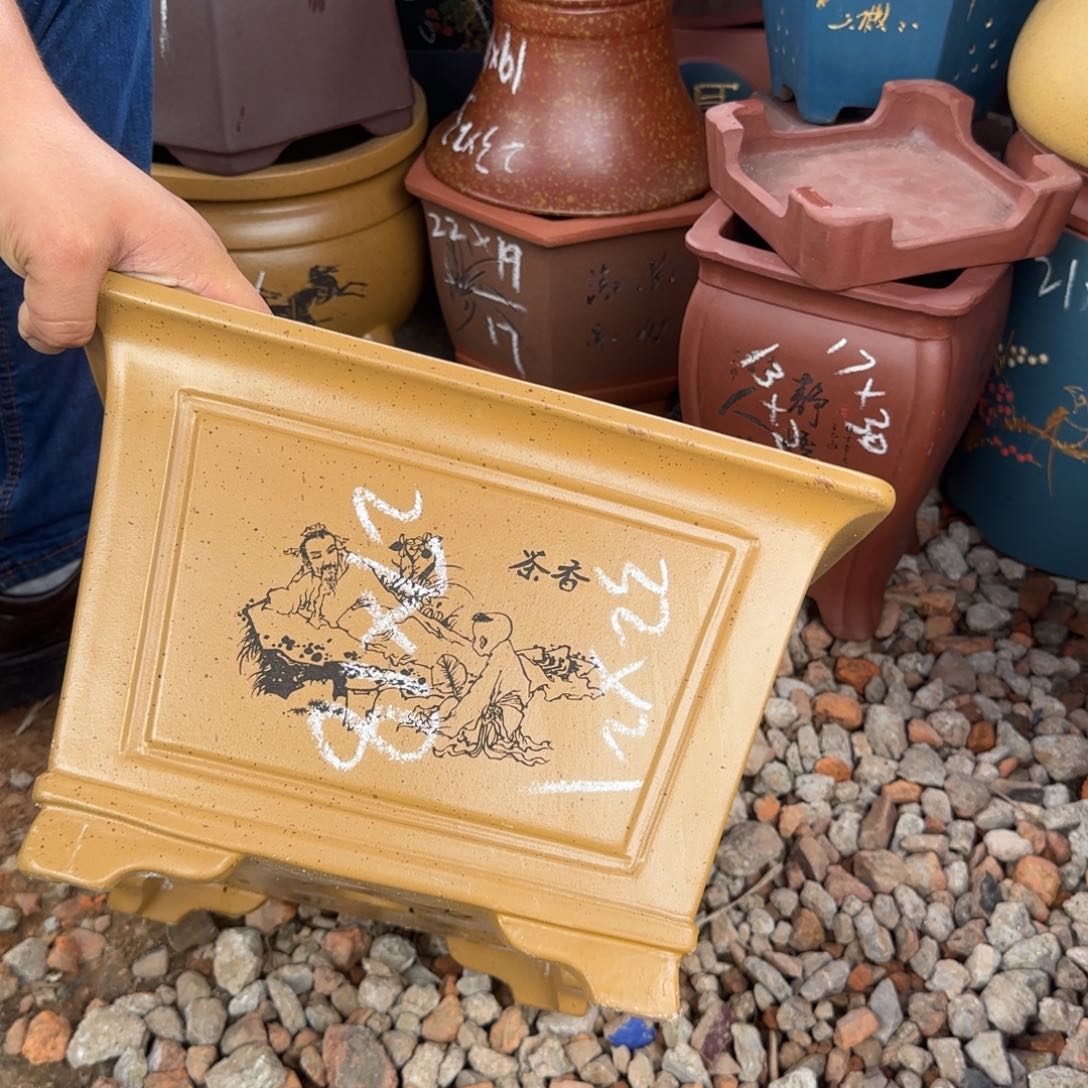 紫砂花盆紫砂花盆花盆盆景盆栽