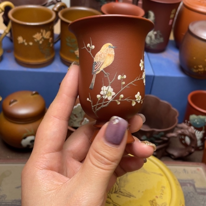 紫砂茶杯紫砂主人杯