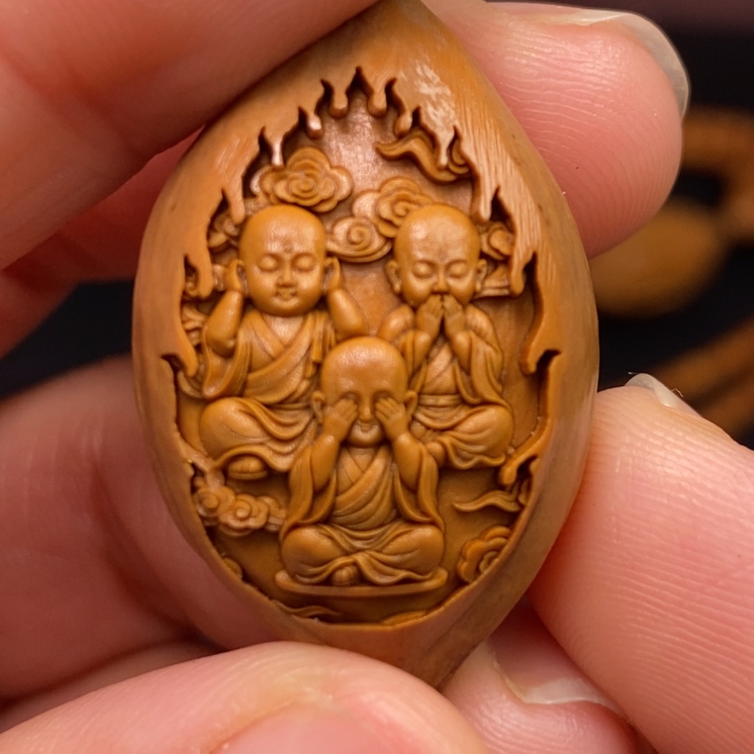 猴头核桃吊坠橄榄核桃