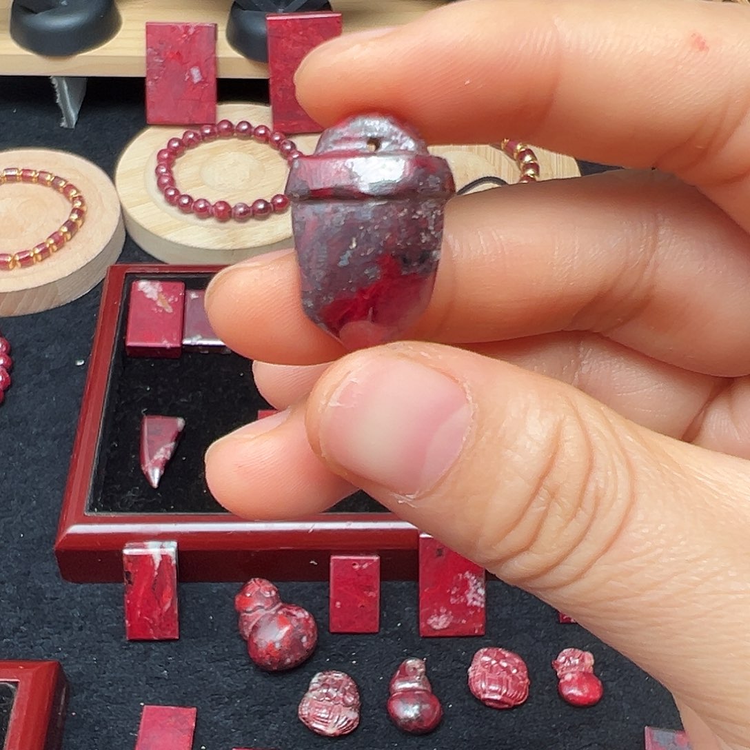 天然辰砂天然朱砂原矿倚天剑