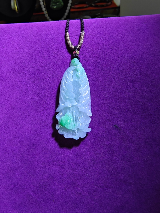 翡翠白菜吊坠女士气质（多样性发一）