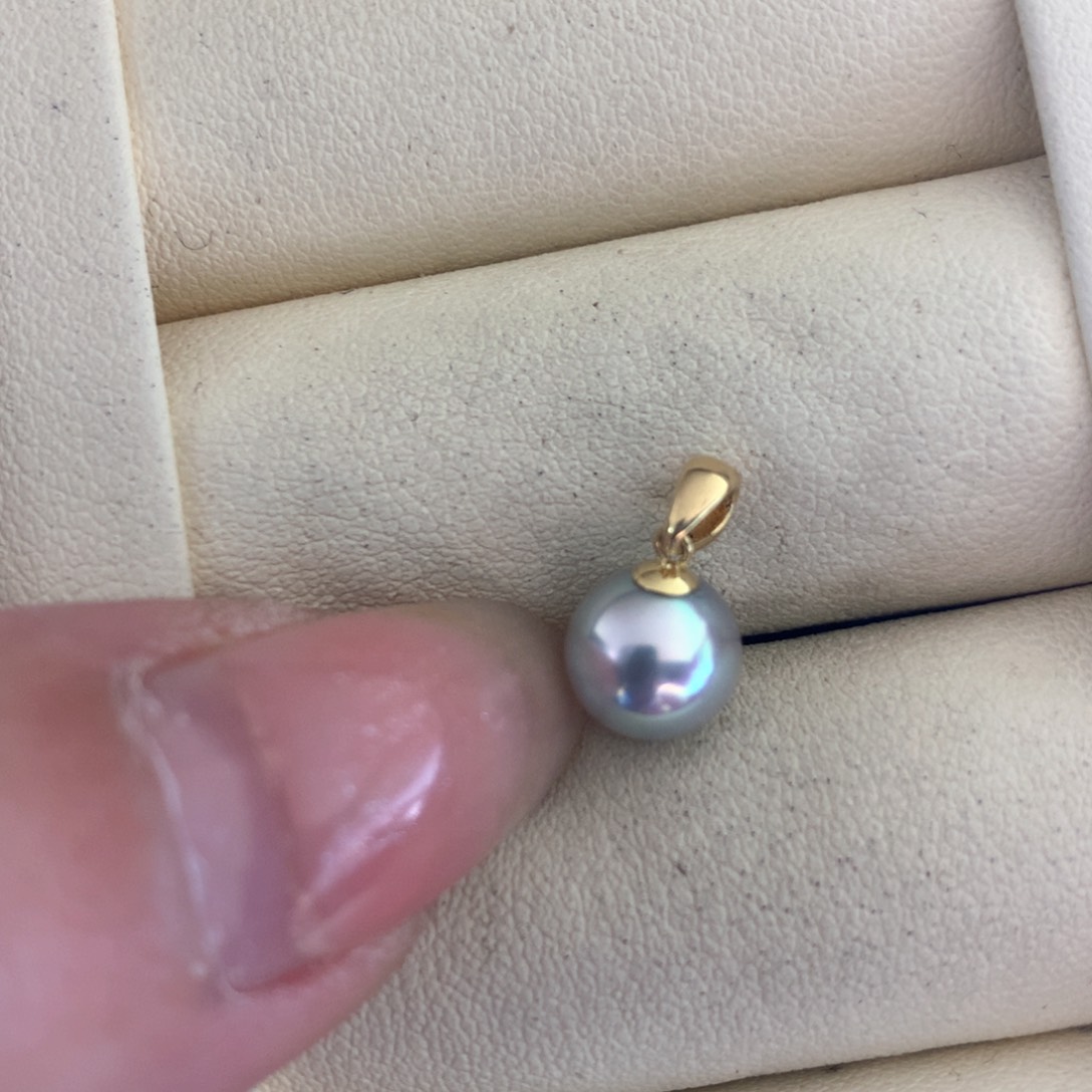 海水珍珠18K金镶嵌颈饰