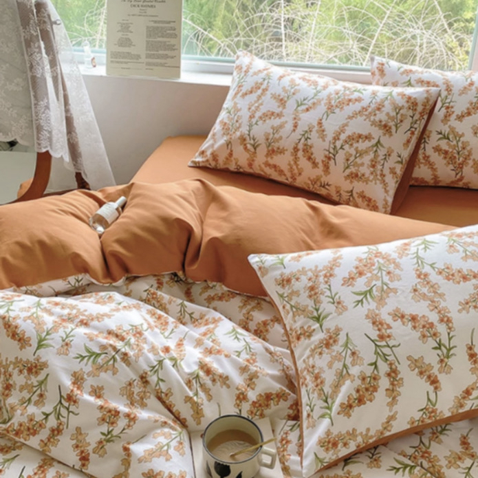 Z双人加厚被套 新款磨毛被套 简约复古小清新（赵）