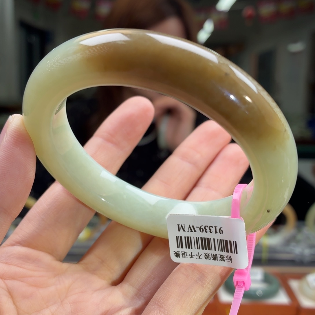 和田玉手镯未镶嵌58.5