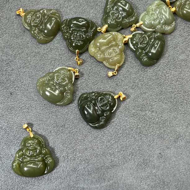 和田玉佛公吊坠30mm不带链多样性发一-af4775