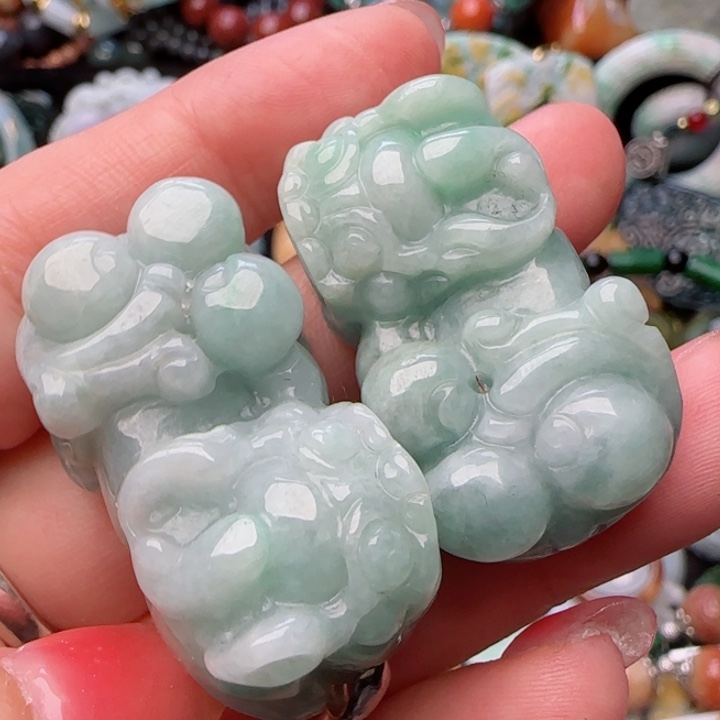 翡翠颈饰未镶嵌天然A货73